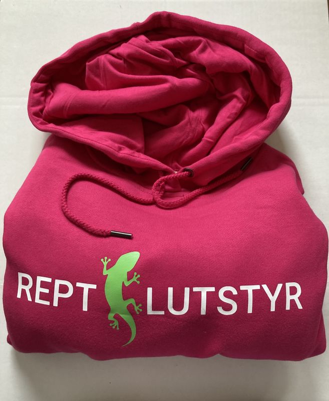 Rosa Reptilutstyr hettegenser  L