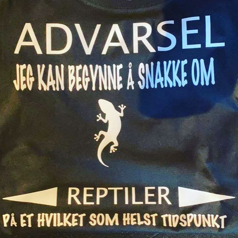 ADVARSEL T-skjorte XXL