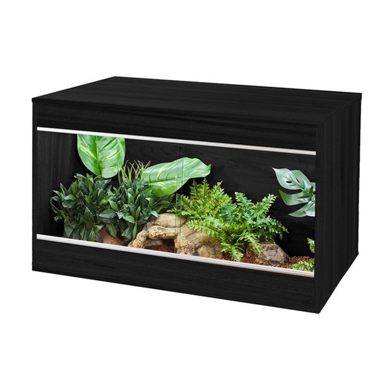 Vivexotic terrarie 115x37,5x42cm svart