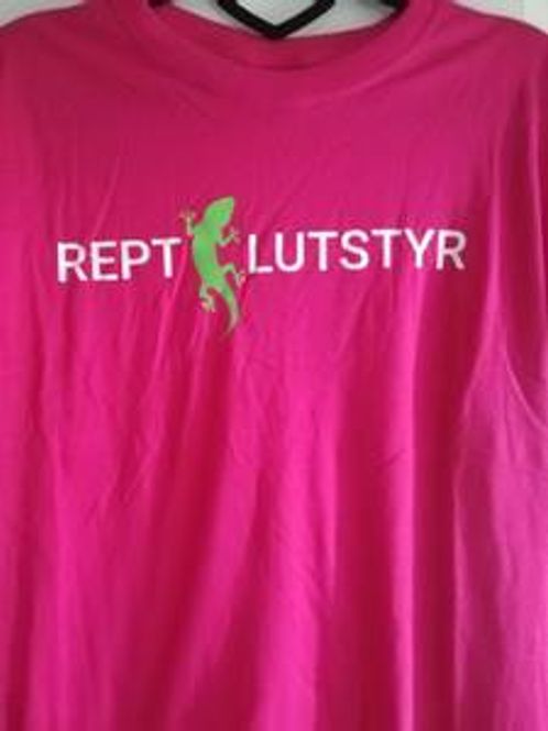 Hovedbilde Rosa Reptilutstyr T-skjorte L