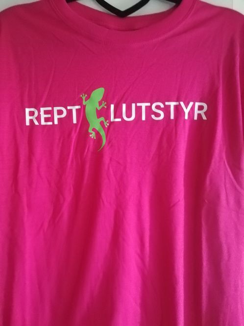 Hovedbilde Rosa Reptilutstyr t-skjorte XXL