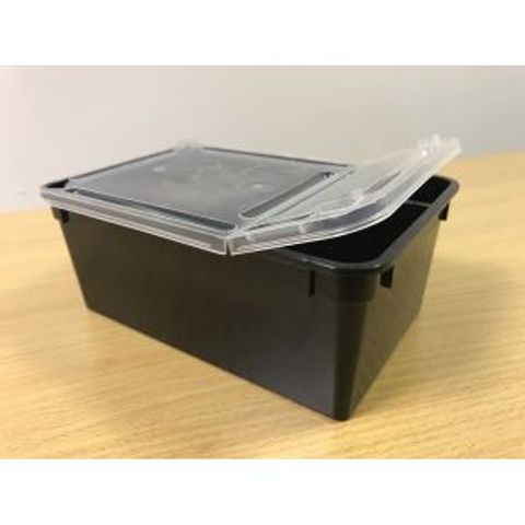 Hovedbilde PLASTBOKS SVART 3 LITER MED LOKK