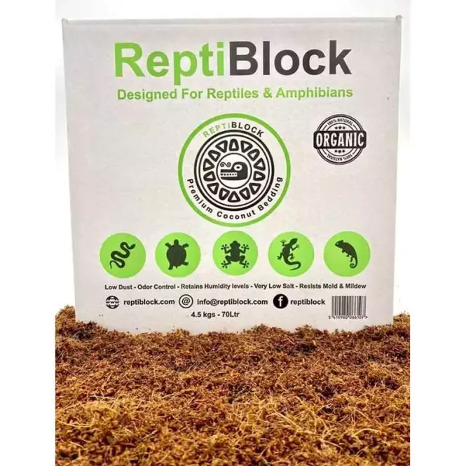 Hovedbilde Reptiblock Microchips 2,5kg ( KOKOS HUMUS )