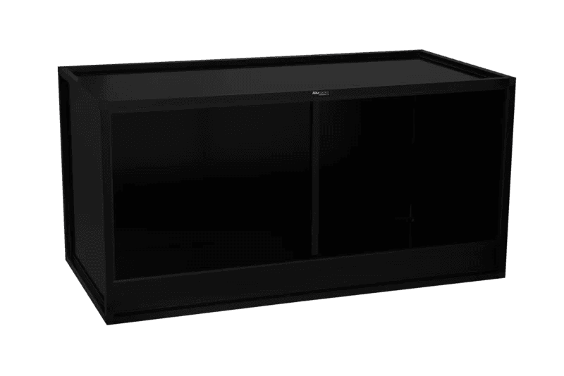 ALURACK Terrarie svart 150x60x60cm MÅ HENTES