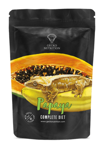 Hovedbilde Gecko nutrition banan/papaya 250g