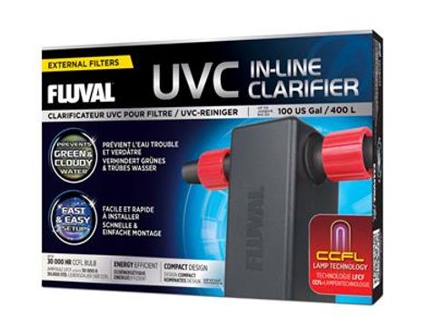 Hovedbilde Fluval UVC IN-LINE Clarifier 400L 3 watt.