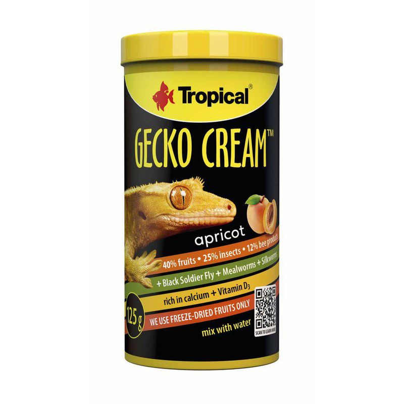 Tropical gecko cream aprikos 100ml