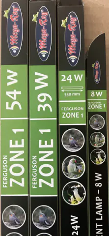 Hovedbilde Mega ray T5 zone 1 39w