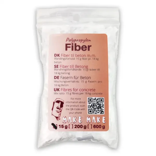 Fiber til betong 15g