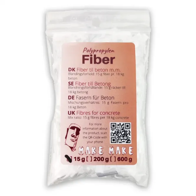 Hovedbilde Fiber til betong 15g