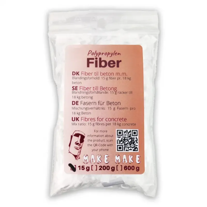 Fiber til betong 15g
